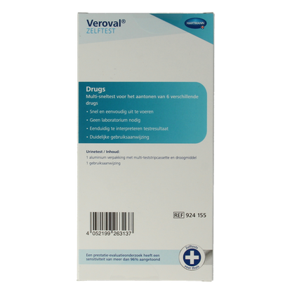 Veroval Zelftest drugs 1 Stuks