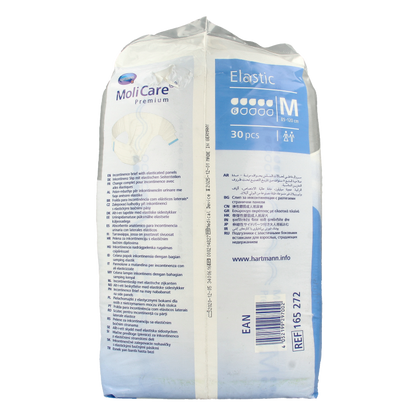 Molicare Premium elastic plus M 6 druppels 30 Stuks