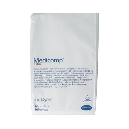 Medicomp Extra 10 10cm 6 laags niet steriel 100 Stuks