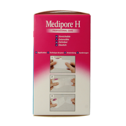 3M Medipore hechtpleister 10cm x 5m 1 Stuks
