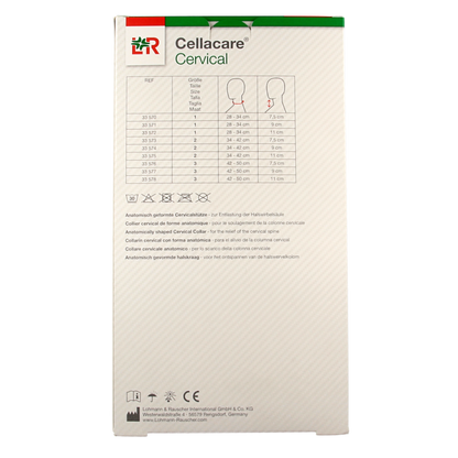 Cellacare Cervical nekkraag zwart 9cm 1 Stuks