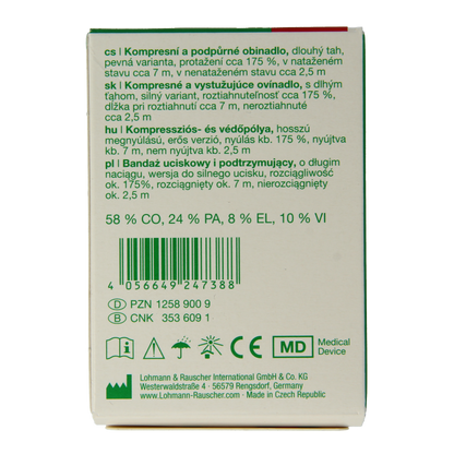 Dauerbinde K elastische zwachtel 7m x 8cm 1 Stuks