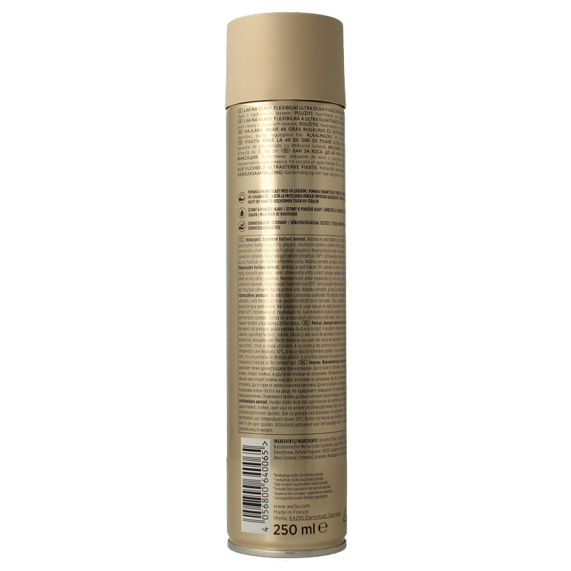 Wella Shiny hold hairspray ultra strong 250 Milliliter