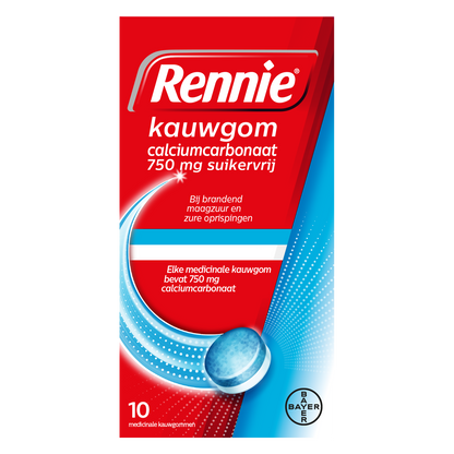 Rennie Kauwgom suikervrij 10 Stuks