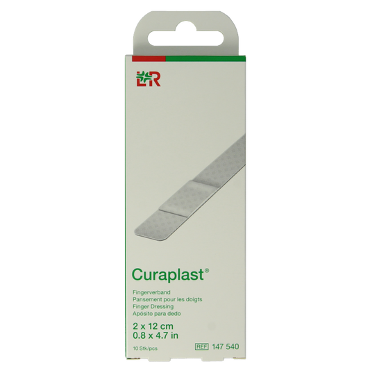Curaplast Sensitive vingerpleister 2x12cm 10 Stuks