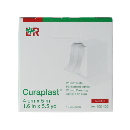 Curaplast Sensitive wondpleister 5m x 4cm  1.00 Rol