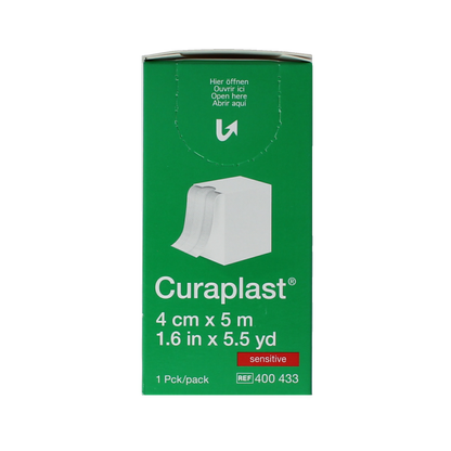 Curaplast Sensitive wondpleister 5m x 4cm  1.00 Rol