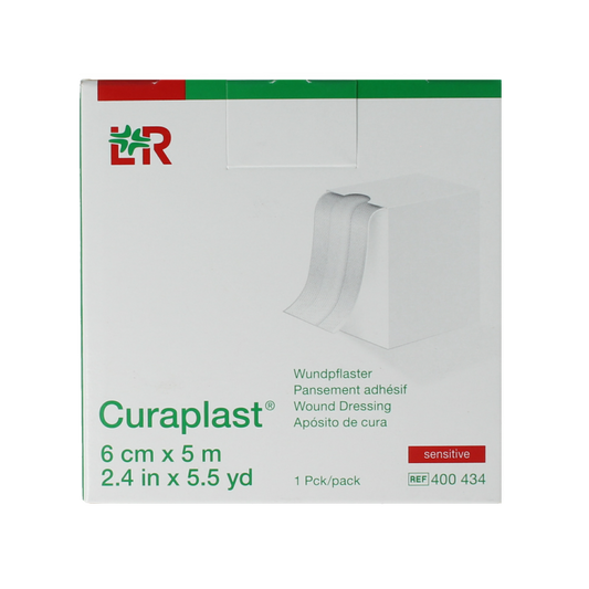 Curaplast Sensitive wondpleister 6cm x 5m 1 Rol