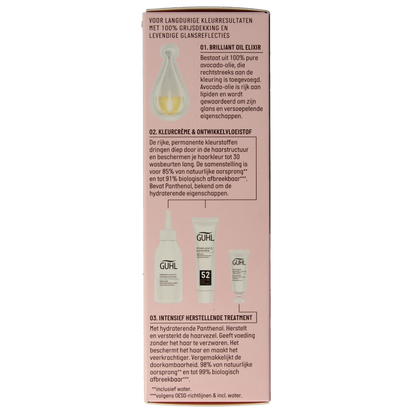 Guhl Pearlance intensieve cremekleur 52 licht goudbruin 1 Set