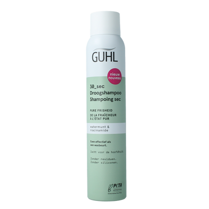 Guhl Droogshampoo 30sec pure frisheid 200 Milliliter