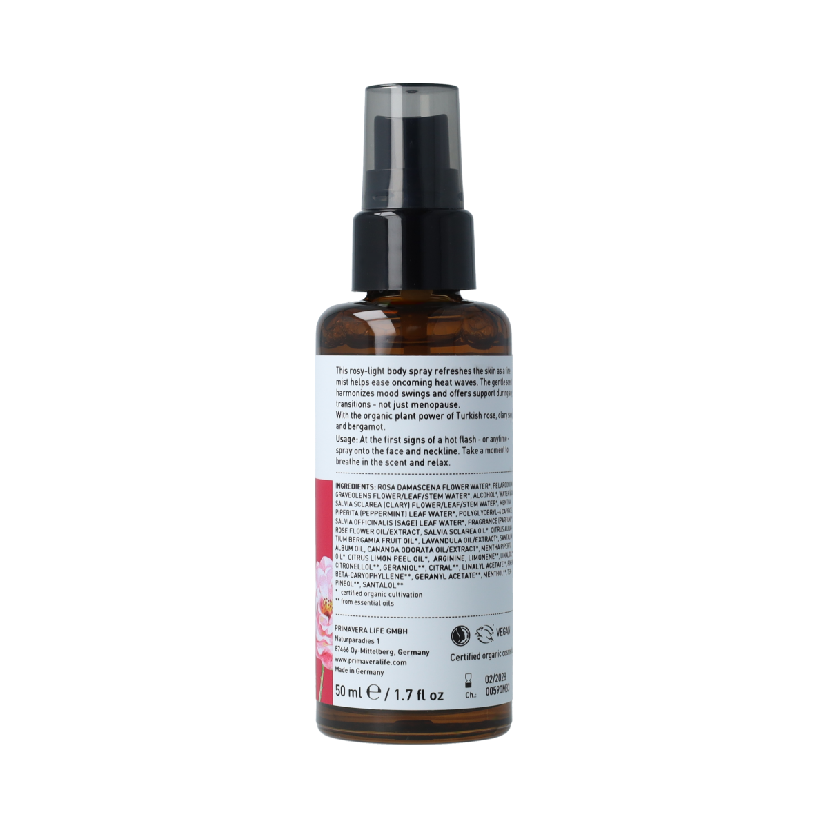 Primavera Hot Flash Spray 50.00 Milliliter