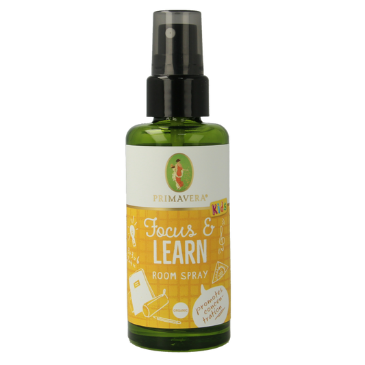 Primavera Organic roomspray focus & learn bio 50 Milliliter