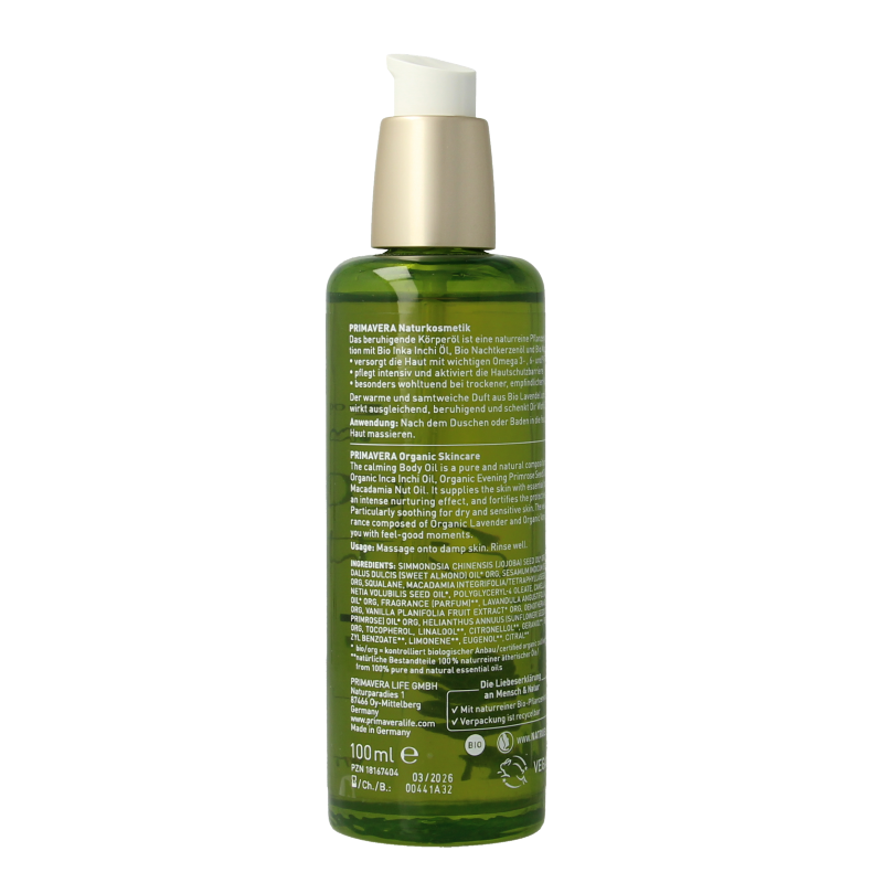 Primavera Relax body oil 100 Milliliter