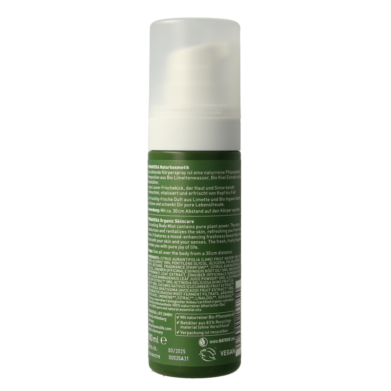 Primavera Pure joy body mist 100 Milliliter