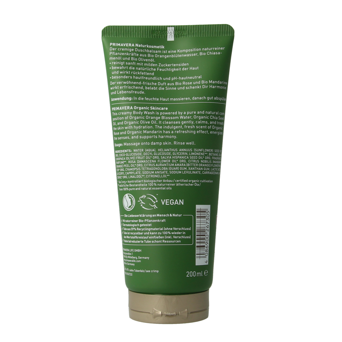 Primavera Sweet love body wash 200.00 Milliliter