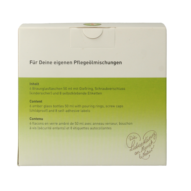 Primavera Lege flessen set 6x50ml schenkdop bruin glas 1 Set