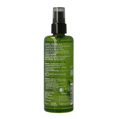 Primavera Lavender water bio 100 Milliliter