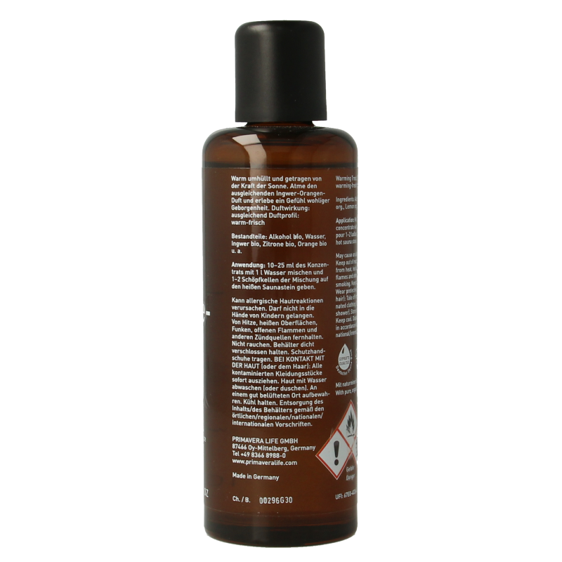Primavera Sauna therapy warming treat bio 100 Milliliter