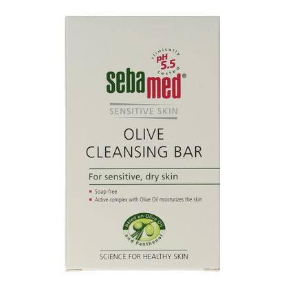Sebamed Zeepvrije wastablet olijf 150.00 Gram