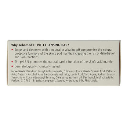 Sebamed Zeepvrije wastablet olijf 150.00 Gram
