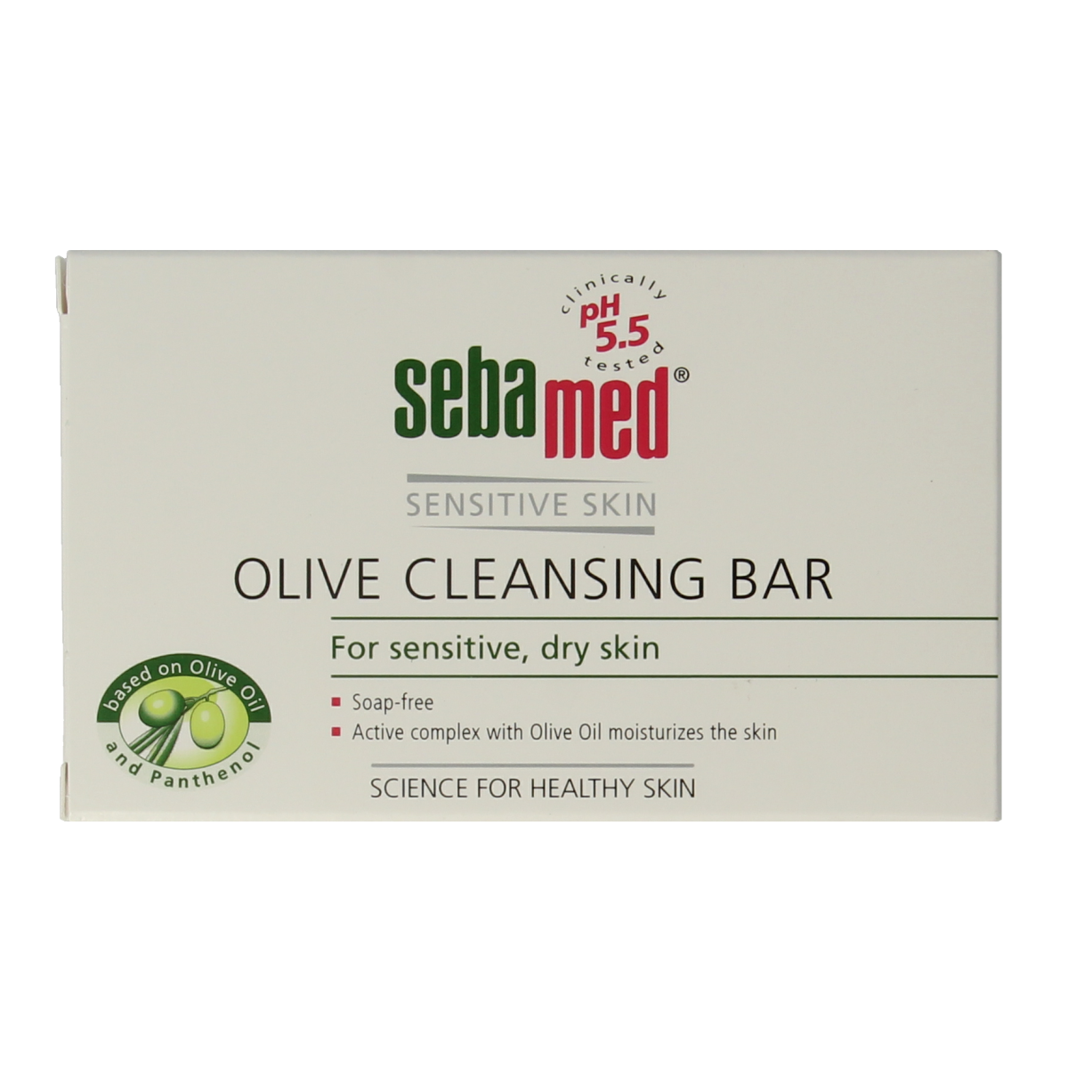 Sebamed Zeepvrije wastablet olijf 150.00 Gram