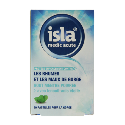 Isla Medic acute keelpastilles 20.00 Pastilles