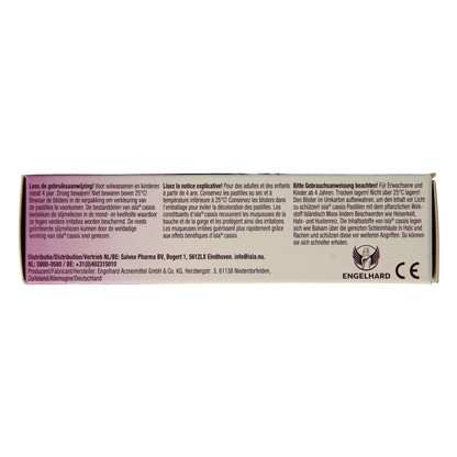 Isla Cassis keelpastille 60.00 Pastilles