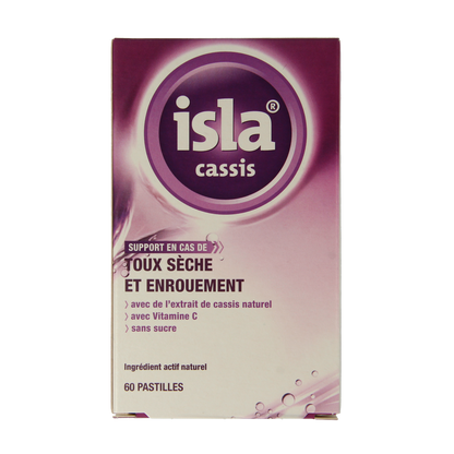 Isla Cassis keelpastille 60.00 Pastilles