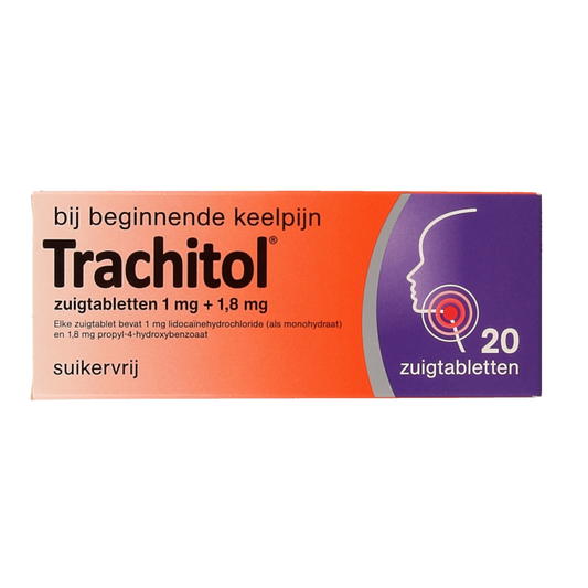 Trachitol Zuigtabletten suikervrij 20 Zuigtabletten