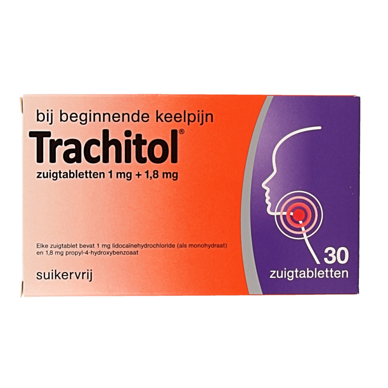 Trachitol Zuigtabletten suikervrij 30 Zuigtabletten