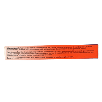 Trachitol Zuigtabletten suikervrij 30 Zuigtabletten