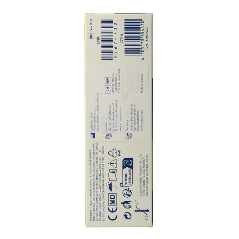 Dermaplast Active cool gel 100 Milliliter