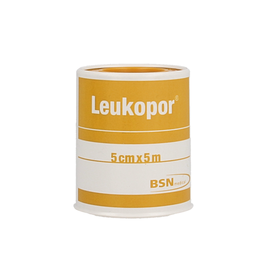 Leukopor Hechtpleister 5m x 5cm 1 Stuks
