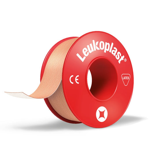 Leukoplast Hechtpleister 5m x 1.25cm rood 1 Stuks