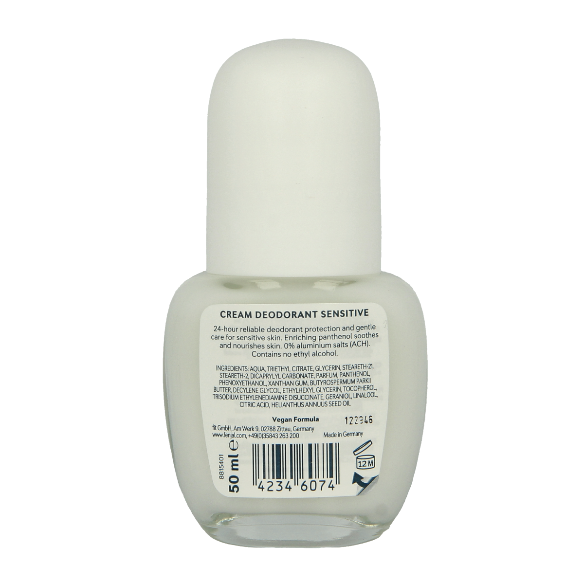 Fenjal Deodorant roller sensitive  50.00 Milliliter