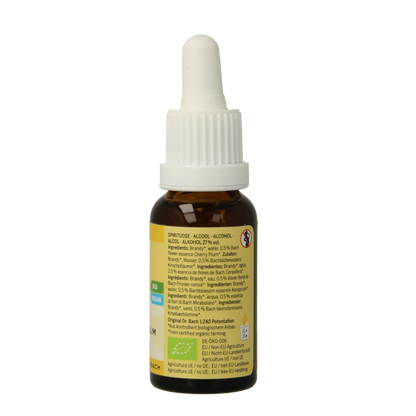 Bach Bloesem Bach bloesemremedies cherry plum bio 20 Milliliter