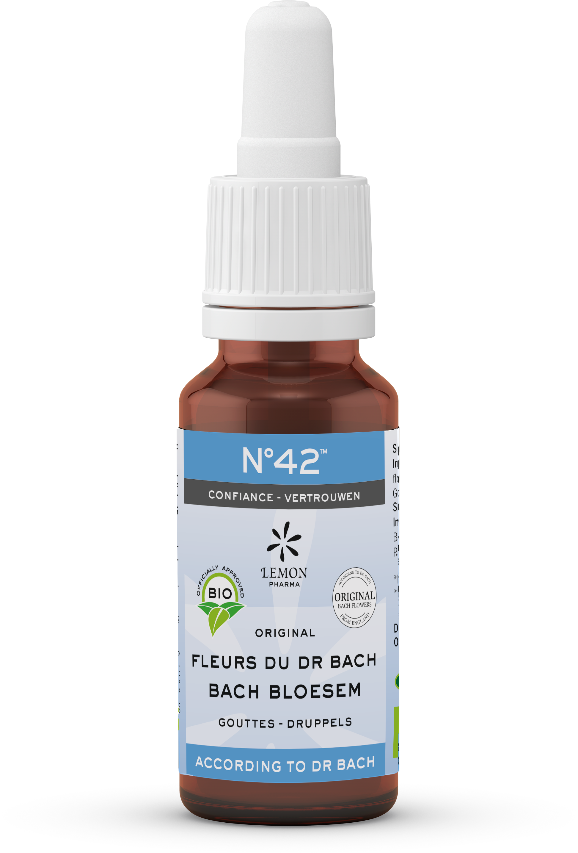 Bach Bloesem Bach bloesems mengeling 42 vertrouwen bio  20 Milliliter