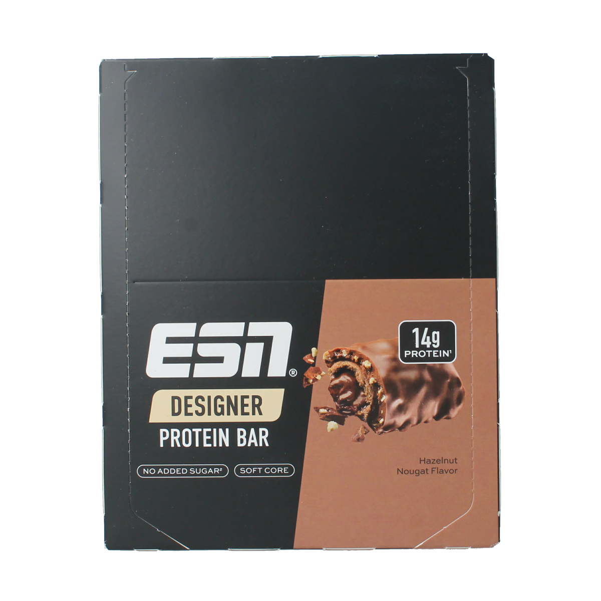 ESN Hazelnut nougat bar 45g 12.00 Stuks