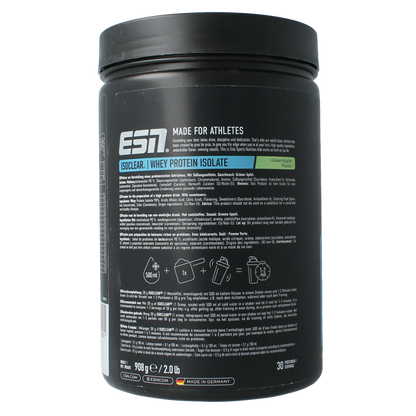 ESN Isoclear whey isolate green apple 908 Gram