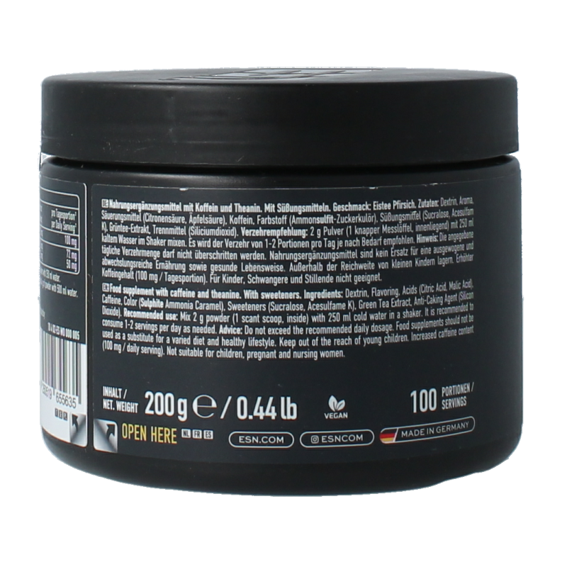 ESN Boostea/Infused ice tea peach 200 Gram