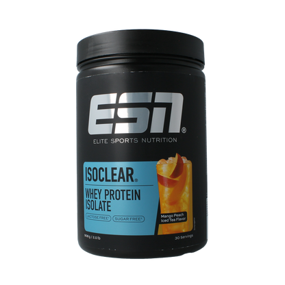 ESN Isoclear whey isolate mango peach ice tea 908 Gram
