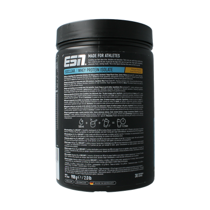 ESN Isoclear whey isolate mango peach ice tea 908 Gram