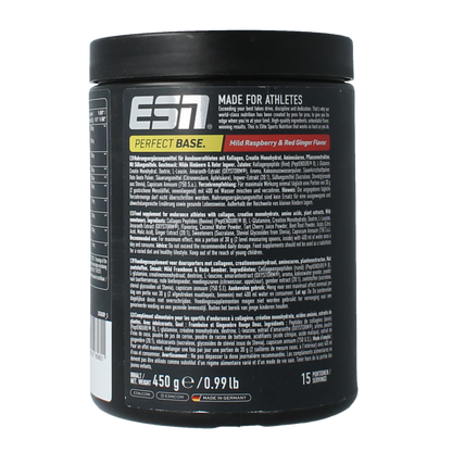 ESN Perfect base mild raspberry red ginger 450 Gram
