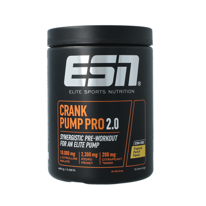 ESN Crank pump pro 2.0 tropical punch 450.00 Gram
