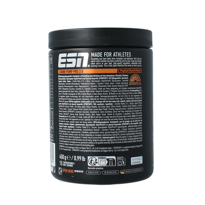 ESN Crank pump pro 2.0 tropical punch 450.00 Gram