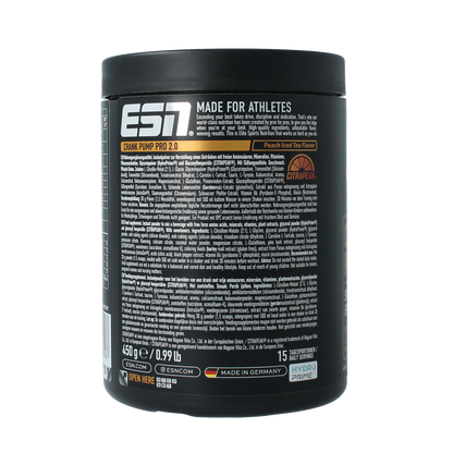 ESN Crank pump pro 2.0 peach tea 450.00 Gram