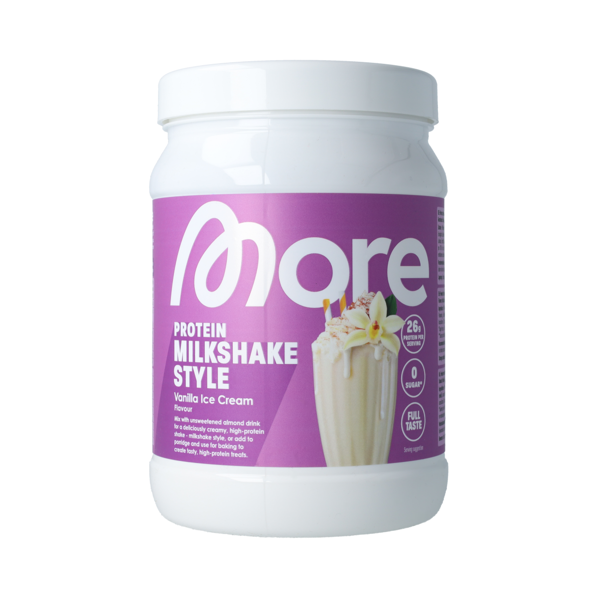 More Nutrition More Protein Milkshake Style Vanilla Ice Cream 360.00 Gram