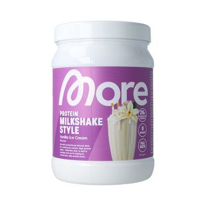 More Nutrition More Protein Milkshake Style Vanilla Ice Cream 360.00 Gram