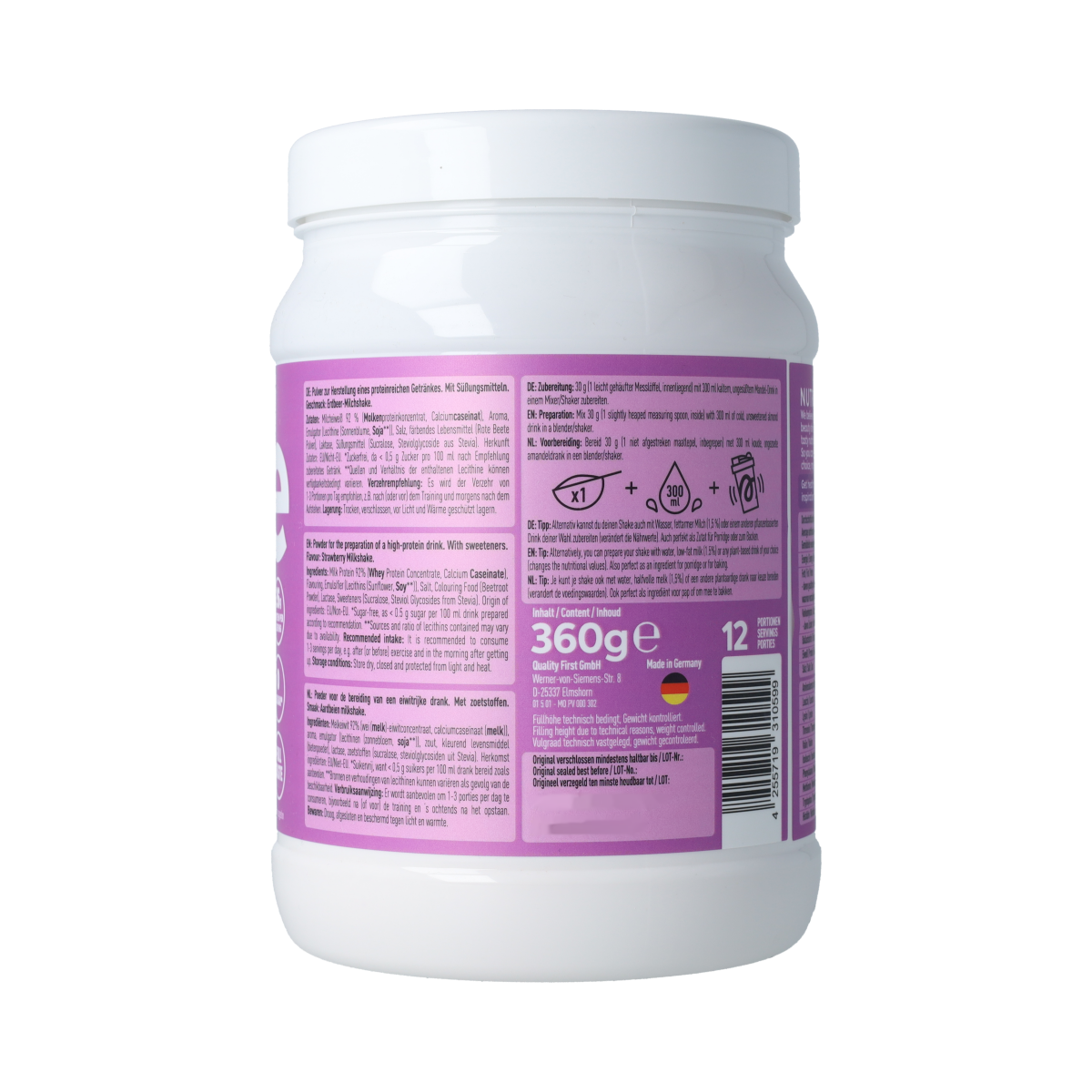 More Nutrition More Protein Milkshake Style Strawberry 360.00 Gram
