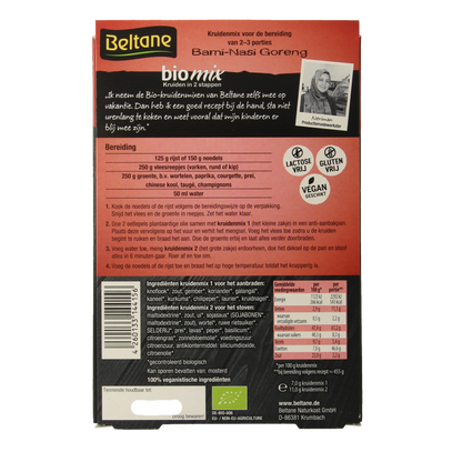 Beltane Bami & nasi goreng kruiden bio 18 Gram
